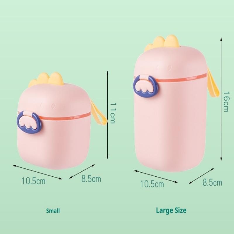 Коробка для детской молочной смеси Портативная для прогулок Большая вместимость Контейнер для хранения закусок с субизоляцией Контейнеры для еды