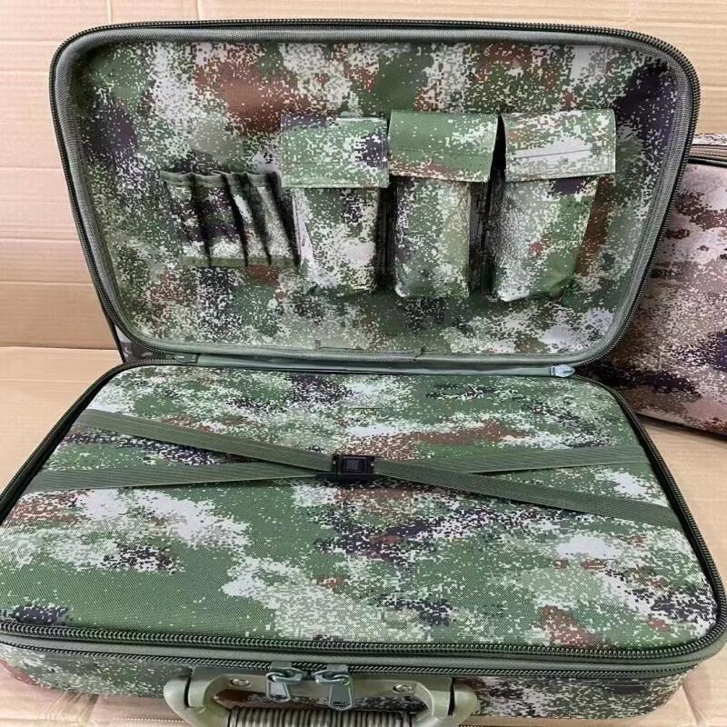 Portable Double-Layer Tactical Staff Briefcase