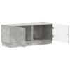 TV Stand Concrete Grey Engineered Wood