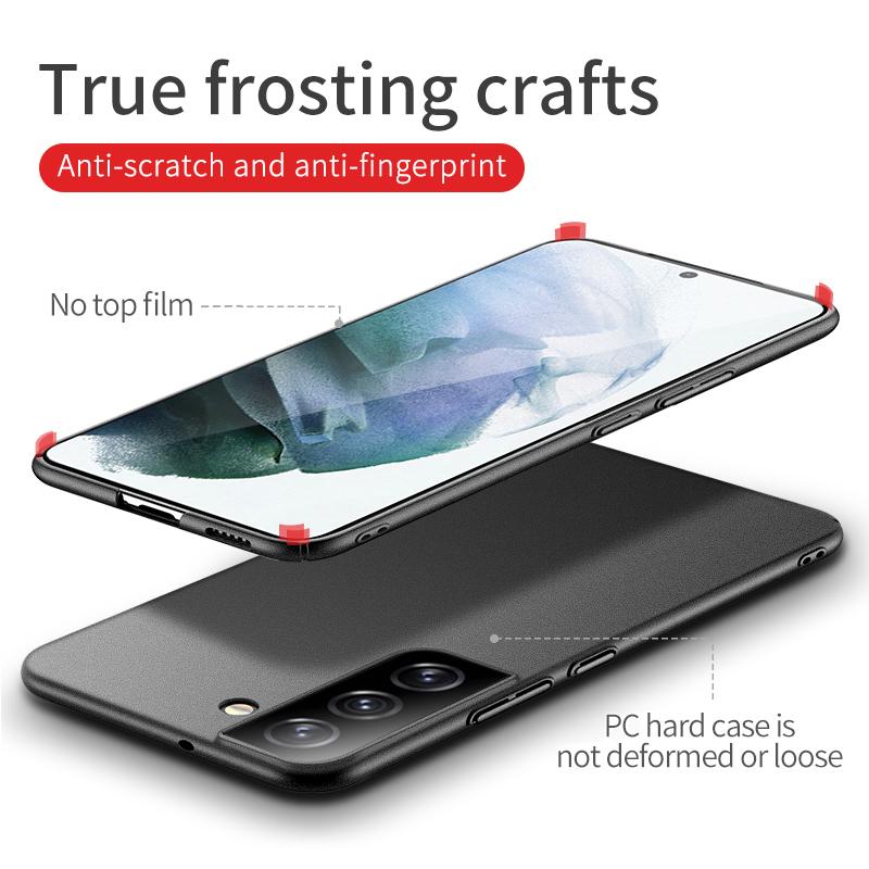 Для Samsung Galaxy S23 Ultra Чехол Жесткий ПК Ультратонкий Матовый Чехол Для Galaxy S8 S9 S10 S20 S21 S22 S23 Plus Ultra Чехлы