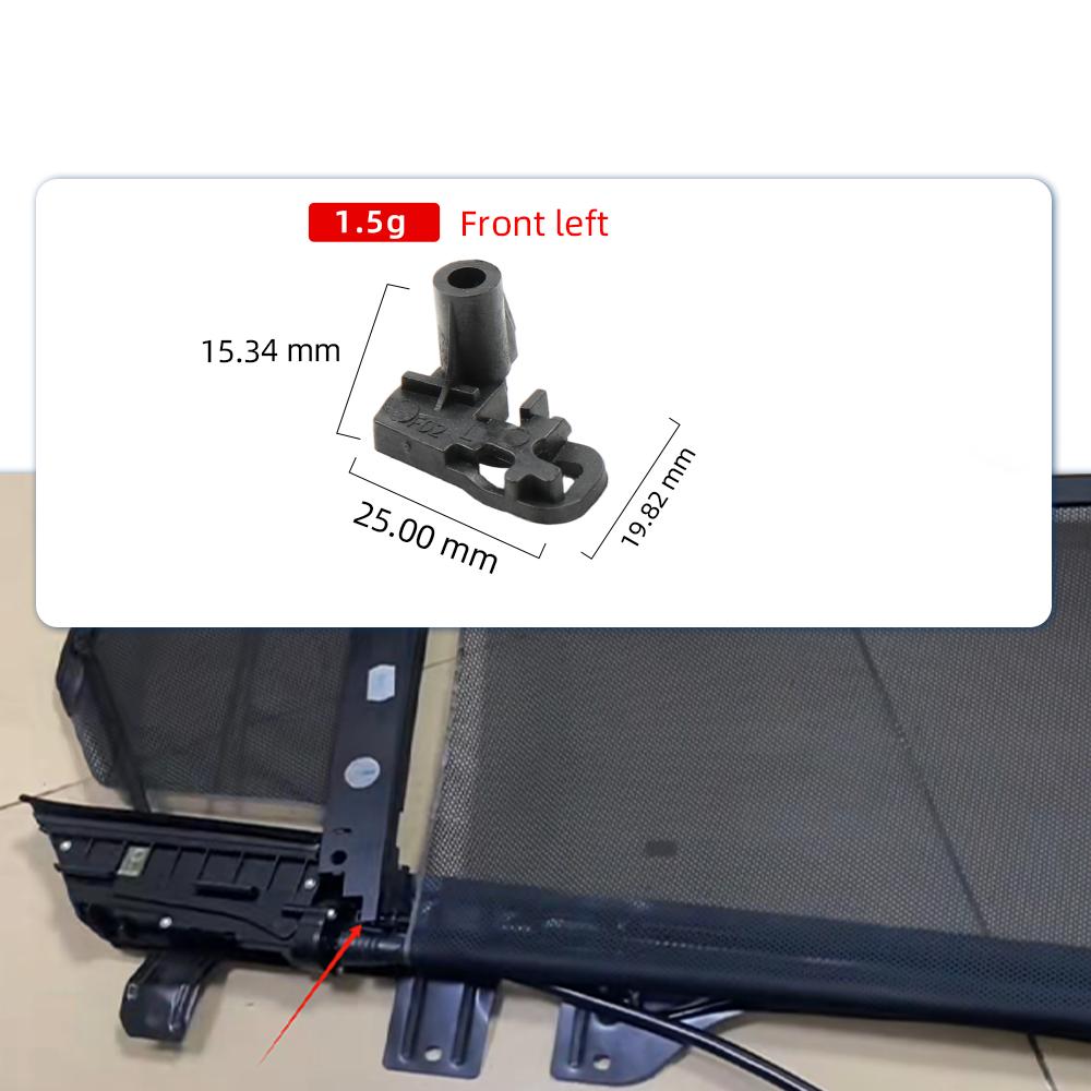 For BMW 5 Series F07 F18 09-17 Car Rear Window Electric Curtain Sun Shade Blind Clips 51359168845 For BMW F02 08-15 Bracket Set