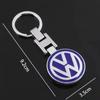 Car Wheel Center Hub Caps Sticker Metal Car Key Chain Ring For Volkswagen VW R GTI Golf 6 Amarok T5 Phaeton Teramont ID3 Tiguan ED1
