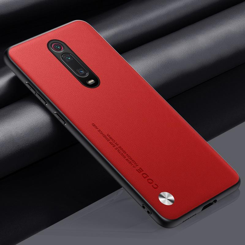 Luxury PU Leather Case For Xiaomi Mi 9T Pro Mi9T Matte Cover Silicone Shockproof Protection Phone Case For Redmi K20 Pro Coque