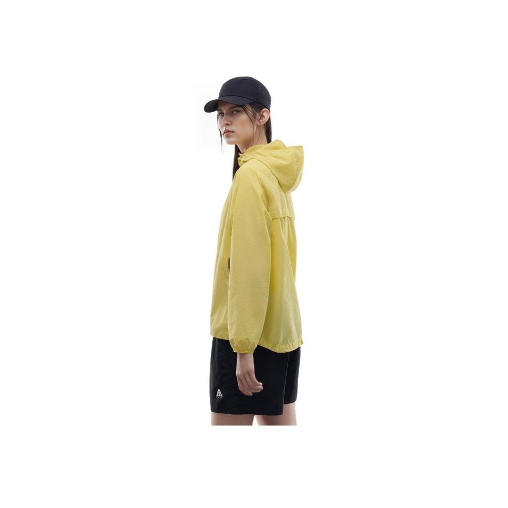 Anta Outdoor Series Comfortable Simple Versatile Hooded Lightweight Loose Zipper UV Protection Sun-Resistant Wear Women Outerwear 962526603-3