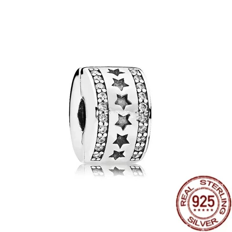 Сияющие Медные Подвески-Звезды Космос Астронавт Морская Звезда Бусины Подвеска Подходит для Оригинальных Браслетов Ожерелий DIY Ювелирное Изделие Подарок