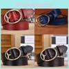 Womens Genuine Leather Belt With Antique Alloy Buckle For Style Dresses And Pants
