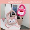 Fluffy Cartoon Plush Doll Handbag Bag Shoulder Slung Gift In Autumn Winter And