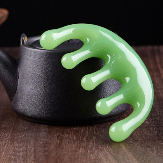 5-зубый портативный удобный экологически чистый инструмент для выемки меридианов из смолы, массажный инструмент для меридианов, красота