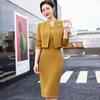 Elegant Spring OL Work Dress Sets 2PCS Women Outfits Long Sleeve Blazer Sundress  Fashion Matching Sets Urban Tracksuits