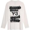 Adidas x Y-3 U GFX Футболка с длинным рукавом Белая Унисекс Уличная одежда JM3234