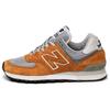 Nb 576 Pigskin Comfortable Simple Durable Breathable Low-Top Lifestyle Casual Shoes Unisex Casual Shoes Brown Yellow OU576OOK