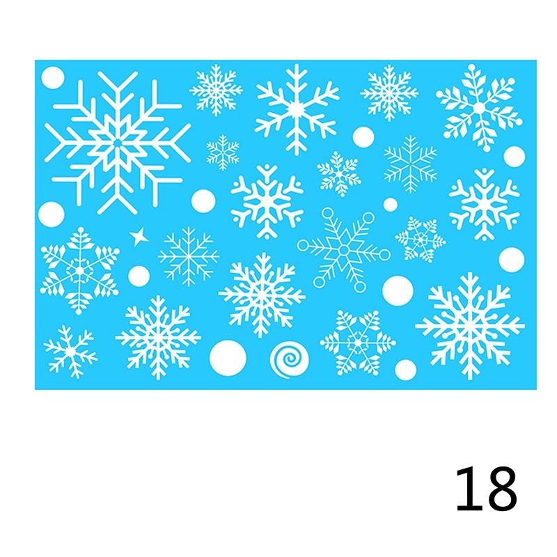 Рождественские наклейки на окна С Рождеством Христовым Украшения для дома, Рождественское украшение Рождество Навидад Натал Подарки Новогодние наклейки