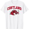 Футболка с логотипом спортивной команды SUNY Cortland Red Dragons(1)