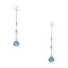 K10 Earrings [Agate] Topaz/Iolite Charm 1024311725816999