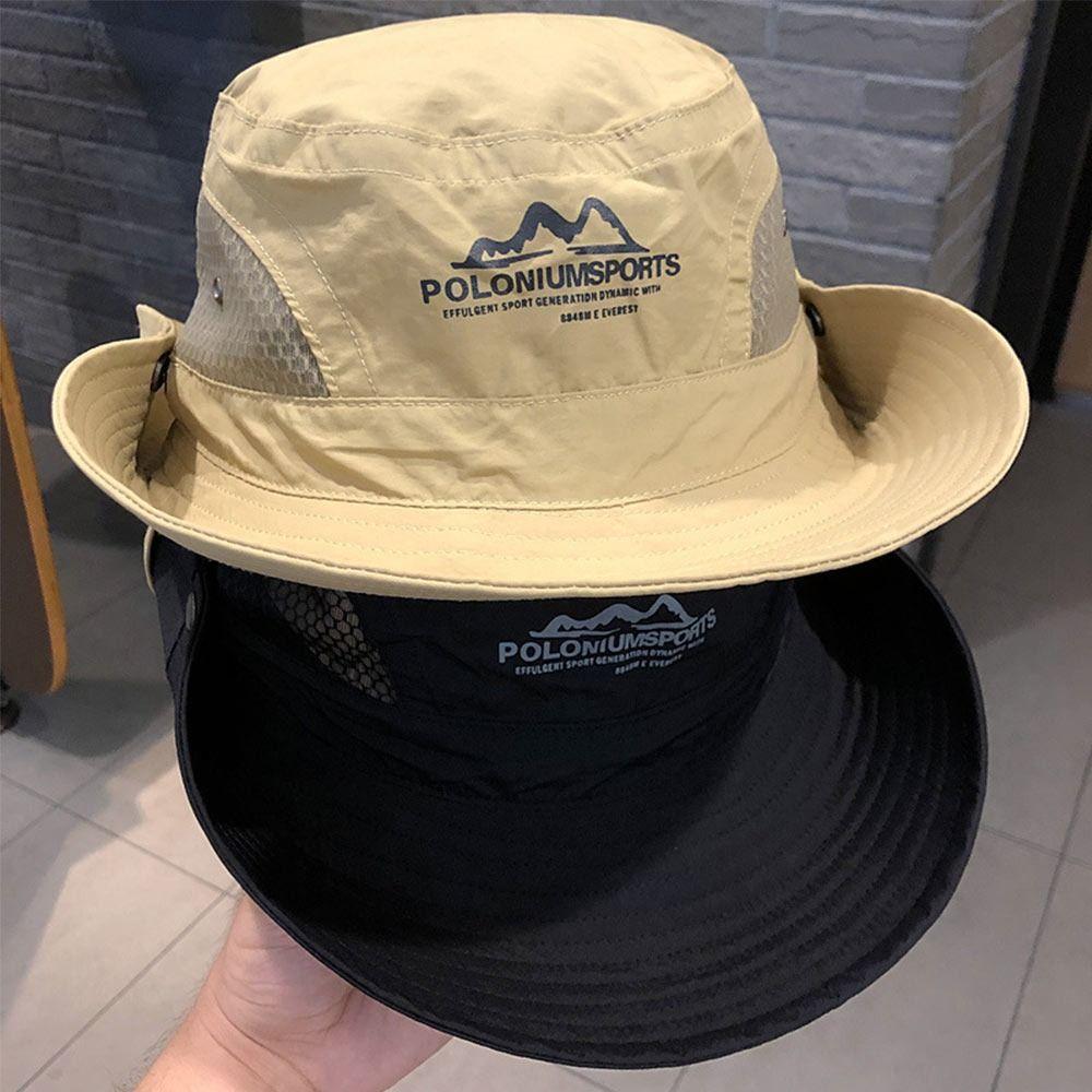 Quick-dry Fisherman Cap Sun Protection Panama Hat Summer Sun Hat Camping Hiking