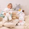 Bear Plush Doll Soft Stuffed Animal Cute Realistic Cat Sheep Elephant Huggable Companion for Kids Birthday Gift