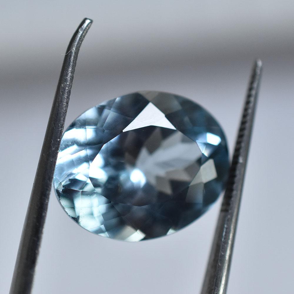 Oval Cut 8.12 Ct Natural Blue Aquamarine Brilliant Loose Gemstone