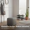 Four-Legged Square Stool Sturdy and Long-Lasting Four-Legged Square Seat Adaptable Use Space-Saving for Children, Living Room