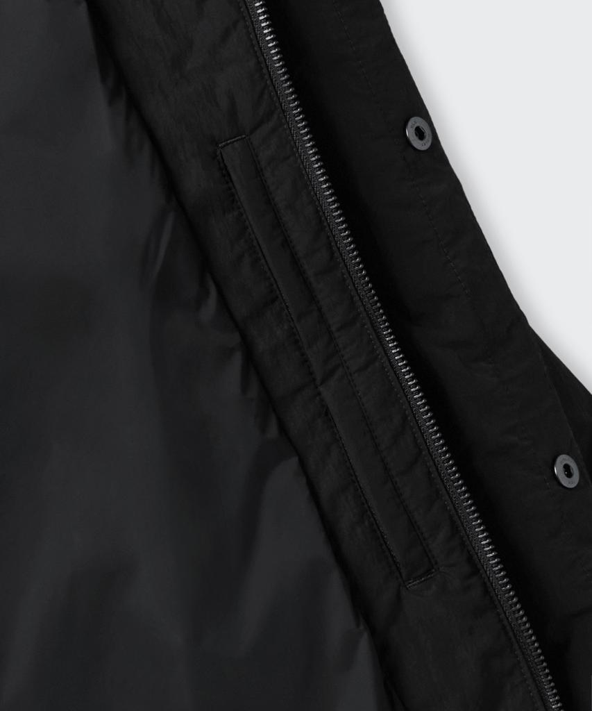 Musinsa Standard Raglan Hooded Down Short Padded Jacket [Black]