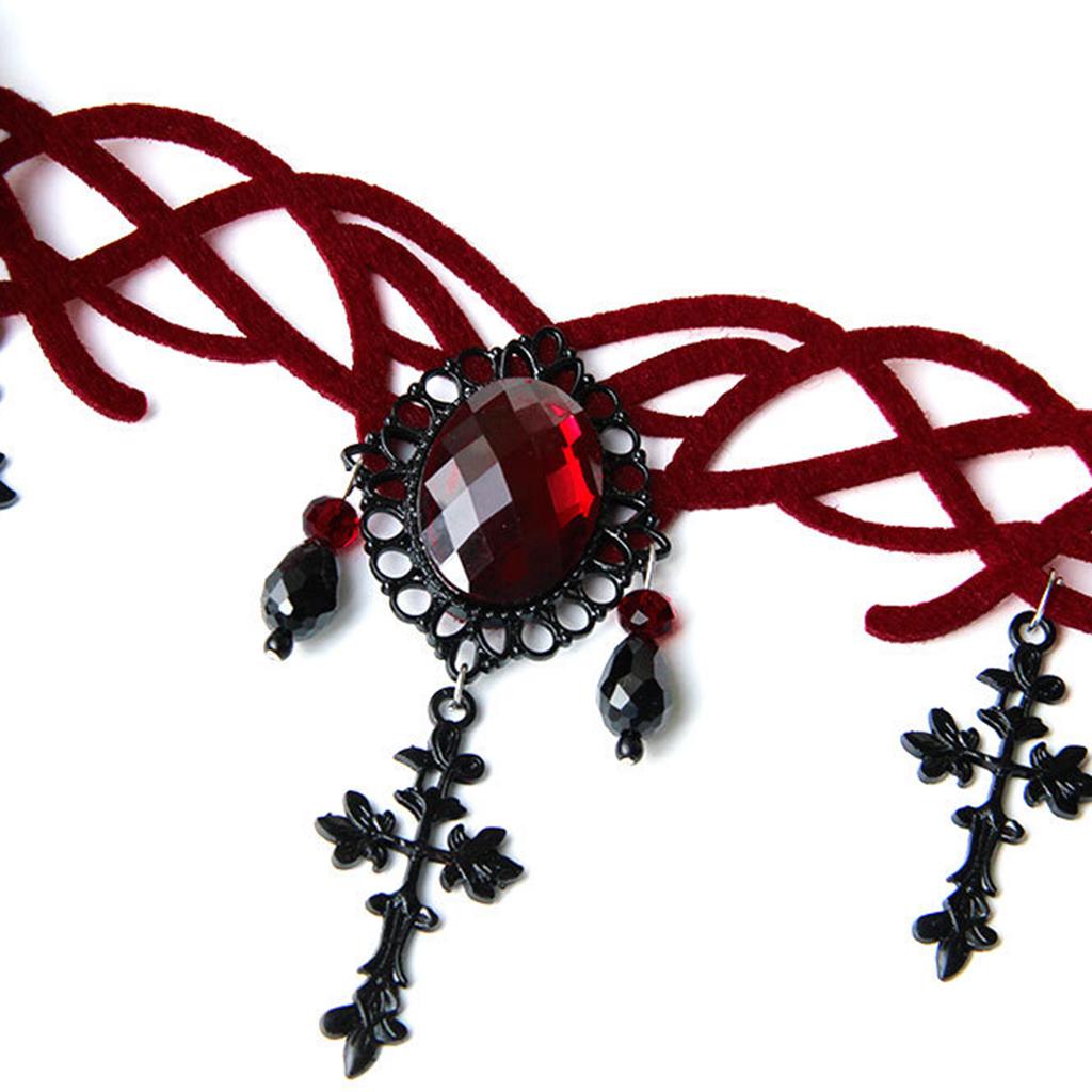 Goth Headband Goth Head Chain Flower Crowns For Women Lolita Forehead Chain Goth Crowns Gothics Tiaras Headpiece