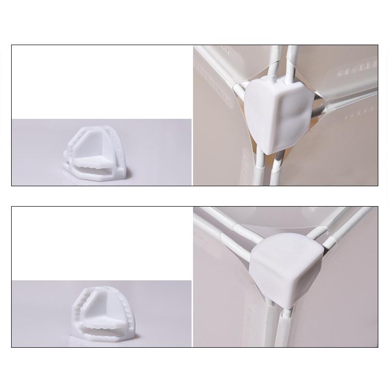 DIY Closet Shoe Rack Connectors 10Pcs Durable Plastic Cube Fasteners for Wire Grid Shelf Home Storage Organization