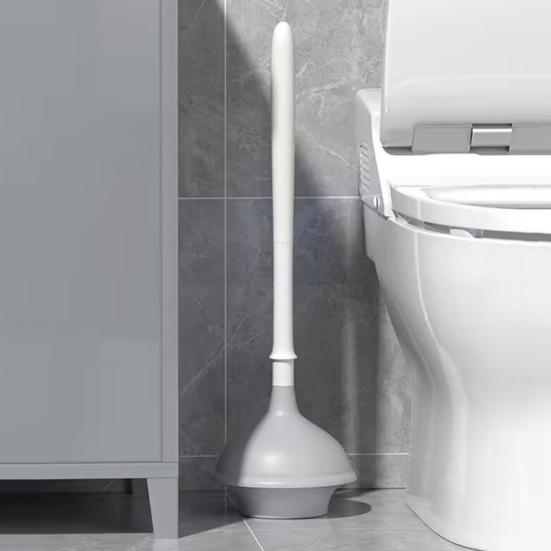 Toilet Plunger Heavy Duty Force Cup Toilet Bowl Plunger with Long Handle Bathroom