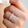 Изящные женские обручальные кольца в классическом стиле с ослепительным цирконием серебряного цвета для помолвки, нежное кольцо на палец