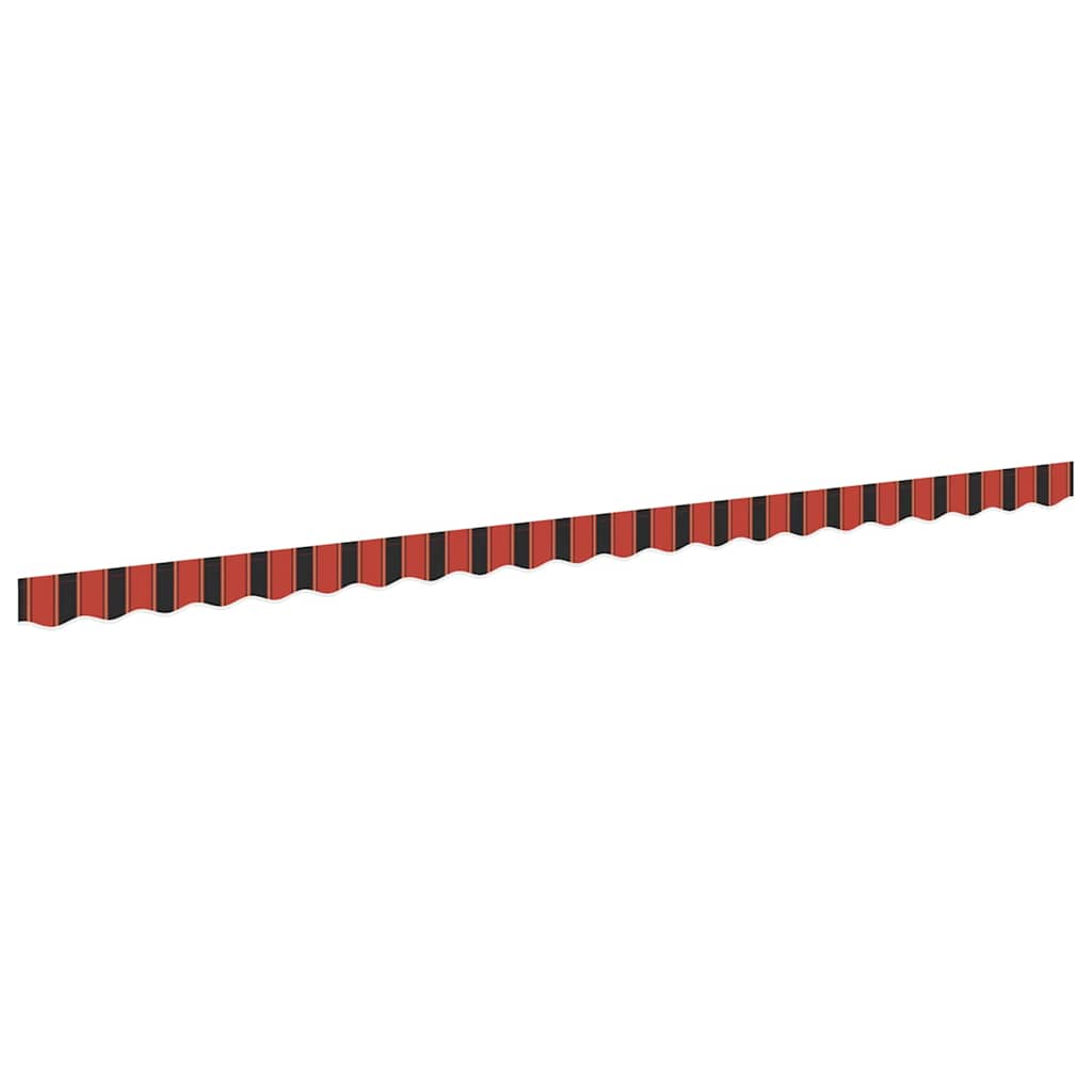 Replacement Awning Skirt Orange   Black   Yellow 480 x 20 cm