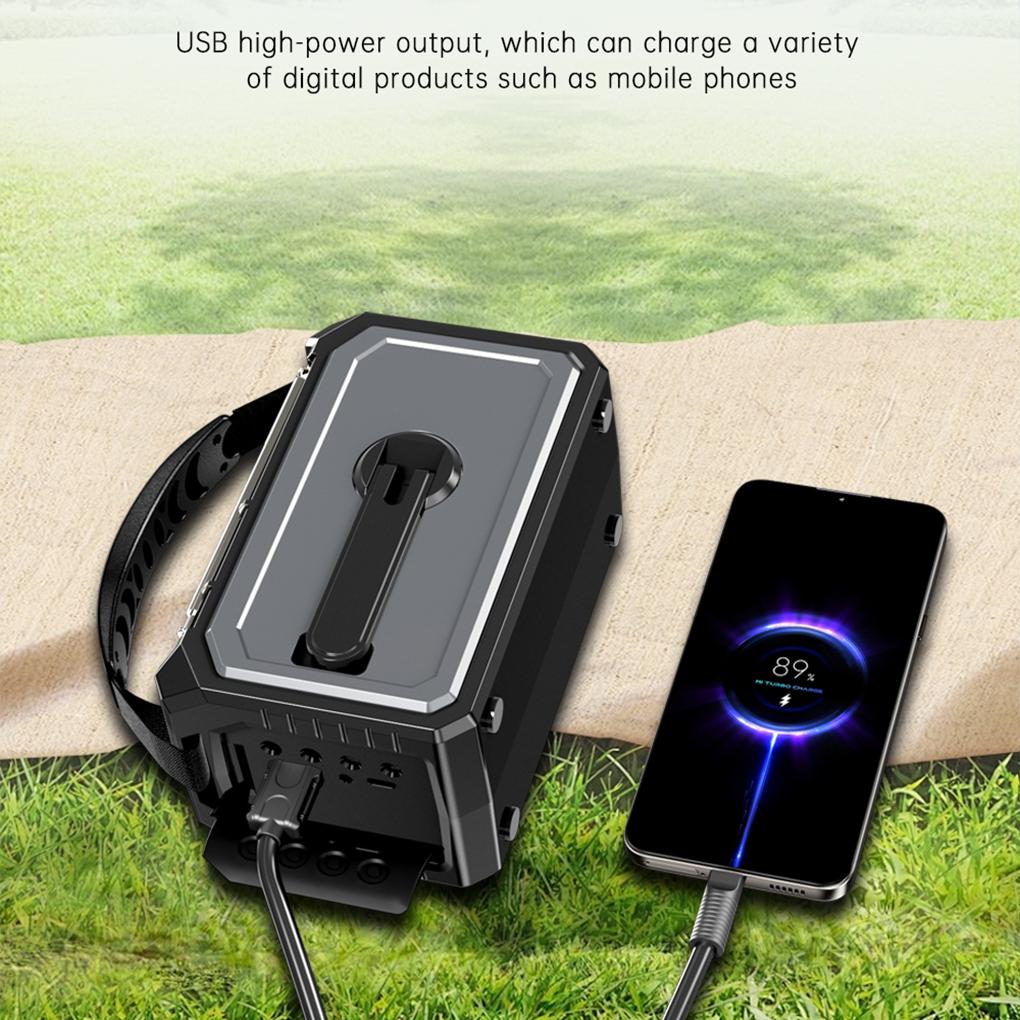 Портативное радио с фонариком Power Bank и SOS для кемпинга и выживания Светодиодный фонарик Power