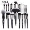 25/15Pcs Professional Makeup Brush Set Premium Synthetic Kabuki Foundation Face Powder Blush Concealers Eye Shadows Make Up Brush Set