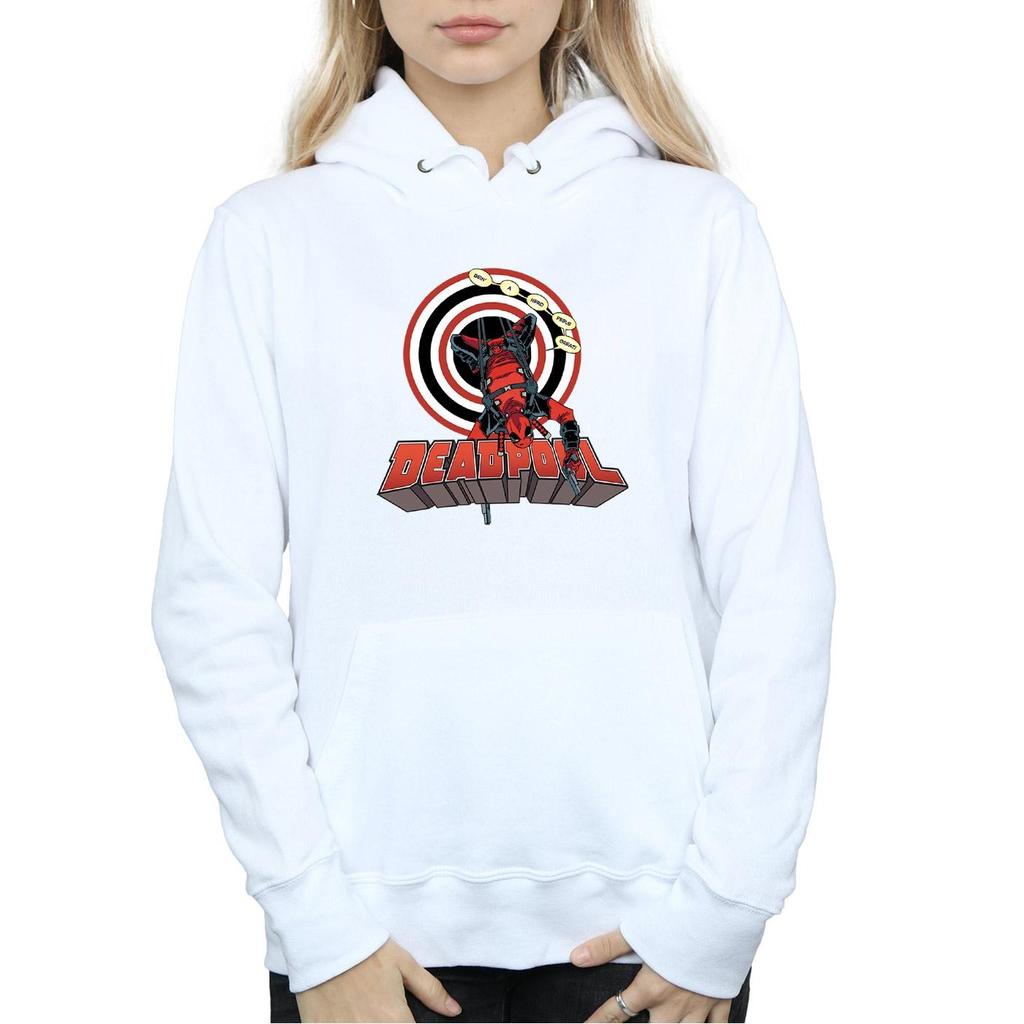 Marvel Womens/Ladies Deadpool Upside Down Hoodie
