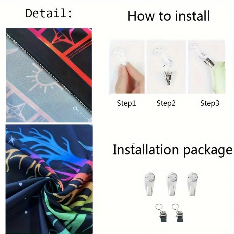 Animal Leopard Tapestry Cheetah Flowers Wall Cover Cloth Panther Colorful Floral Bedroom Living Room Decor Wall Hanging Blanket