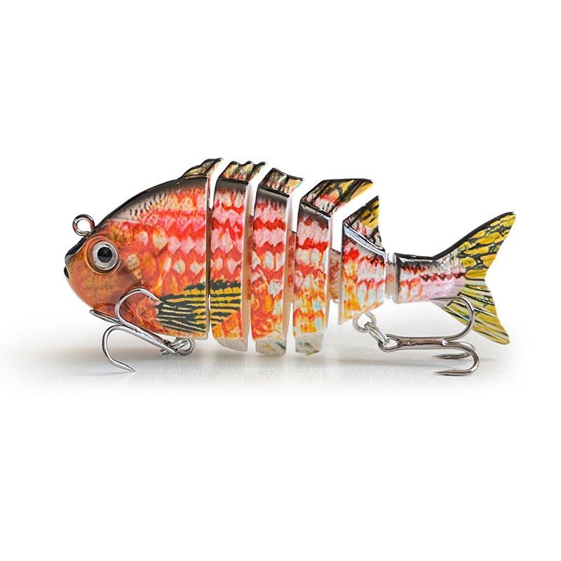 Multi-Jointed Hard Lure 15.5g Sinking Artificial Minnow Bait Freshwater Saltwater Fishing