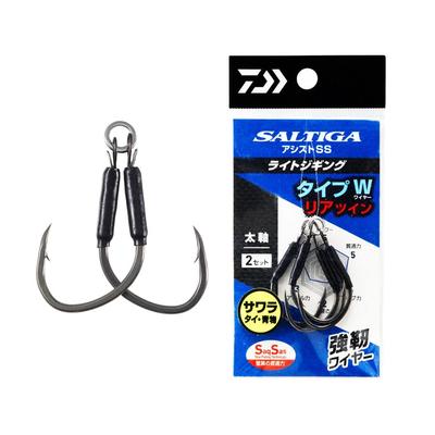 Daiwa Saltiga Assist SS Light Jigging Type W Задний Twin #20X