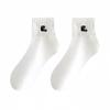 5 пар женских весенних и осенних носков из чистого хлопка, впитывающих пот, дезодорирующих, дышащих
