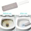 1pc Pumice Stone Scrubber-Non-Electric Limescale Remover for Toilet, Tile & Kitchen, Ergonomic Handle, Removes Hard Water Rings, Calcium & Rust Stains