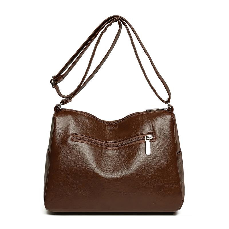 Женская сумка с тисненым слоном, сумка через плечо большой емкости, сумка для мам среднего возраста