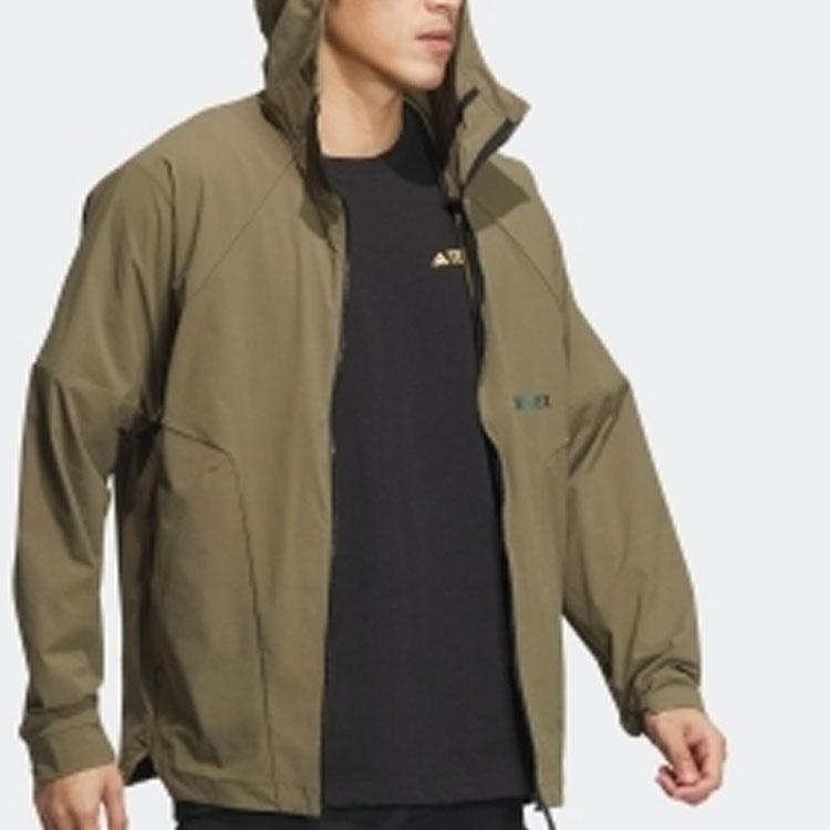 Adidas Jackets Men's Green Hooded Moderate Other IC1968