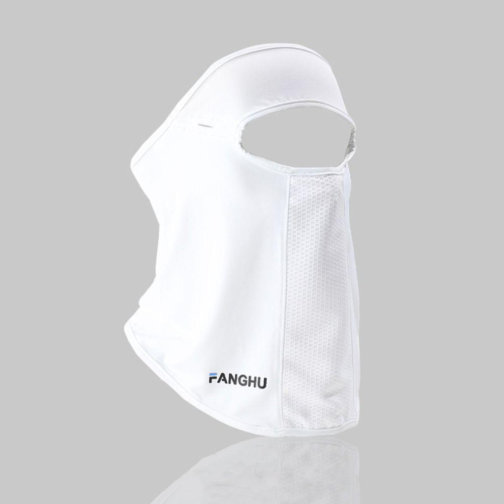 Solid Color Face Cover UV Protection Face Gini Mask Fashion Ice Silk Mask  Sports