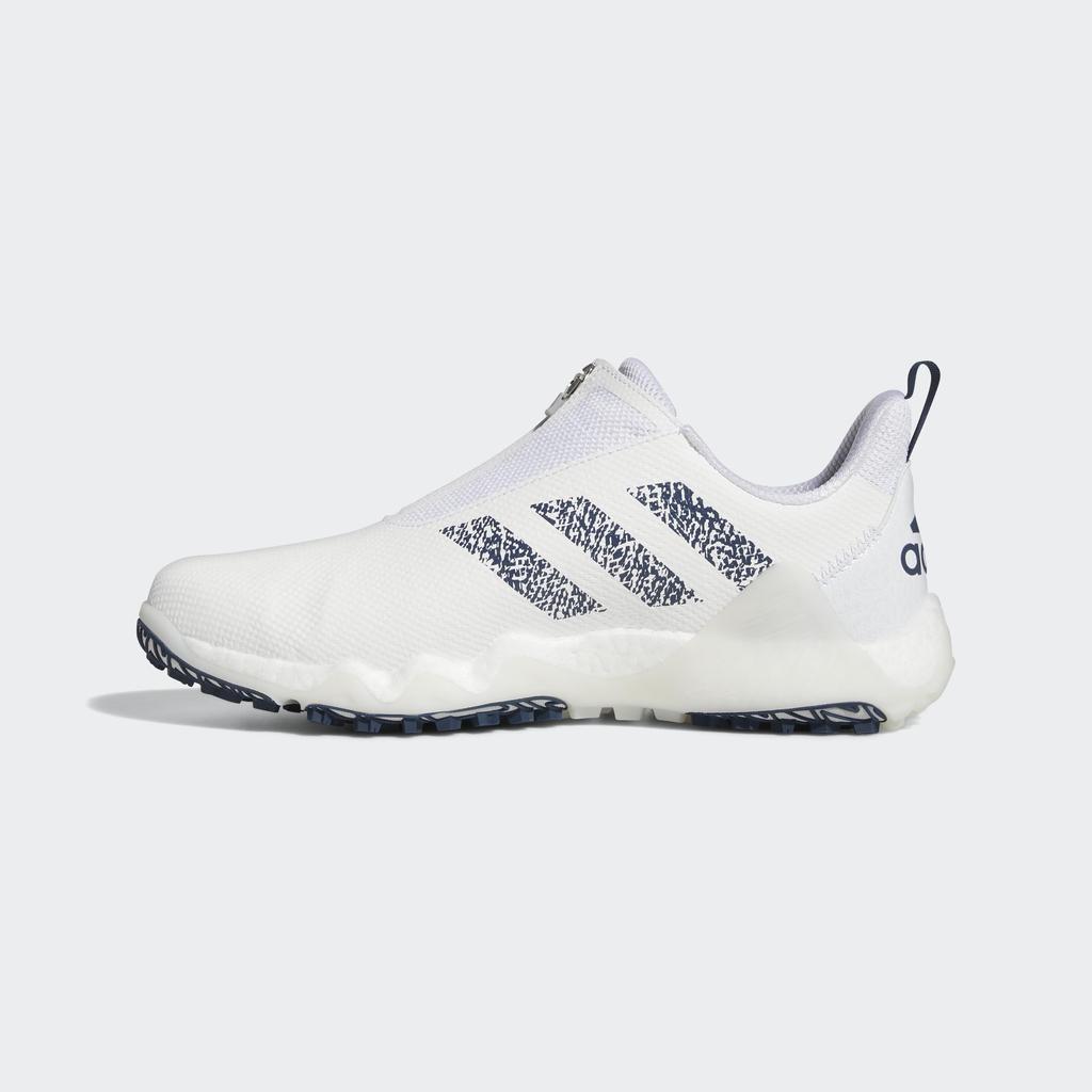 Golf Shoes Code Chaos 22 BOA Footwear White Cm 2E [Adidas Golf] Men's White/Crew Navy/Crystal 27.5