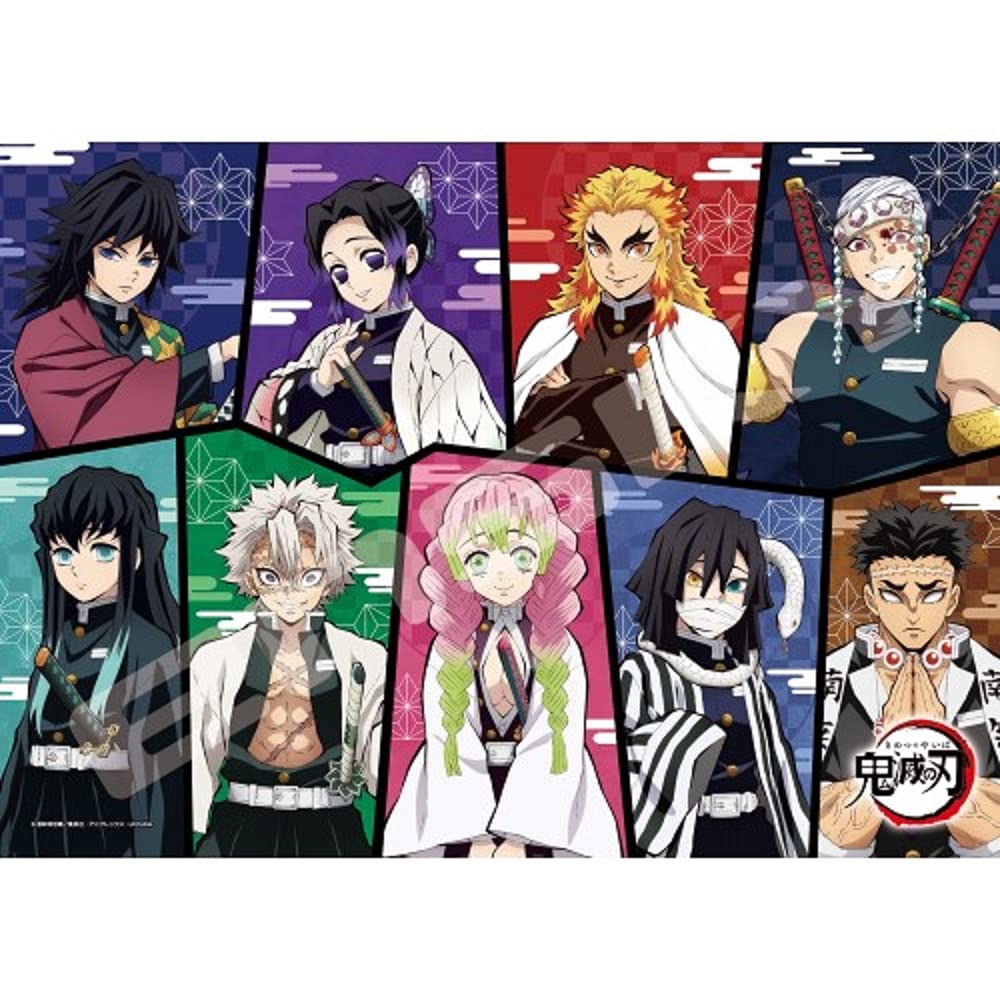Ensky Демон Kimetsu no Yaiba Столпы Истребитель демонов компактная головоломка 38 x 53 см Истребитель - - 1000 деталей 1000c-05