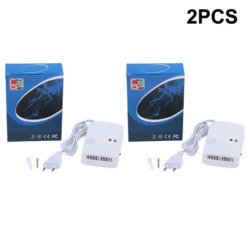 Портативный настенный независимый газоанализатор Сигнализация Детектор утечки газа Тестер Пропан Метан Безопасность Сигнализация Природный газ Датчик