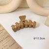 1pcs Korean Coffee Large Hair Claws Acrylic Hairpins Barrette Crab Hair Clips Headwear for Women Girls Braiders Hair Accessories