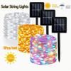 300LED Solar String Lights Outdoor, Waterproof Solar Fairy Lights Copper Wire Solar Twinkle Lights for Tree Garden Party Wedding