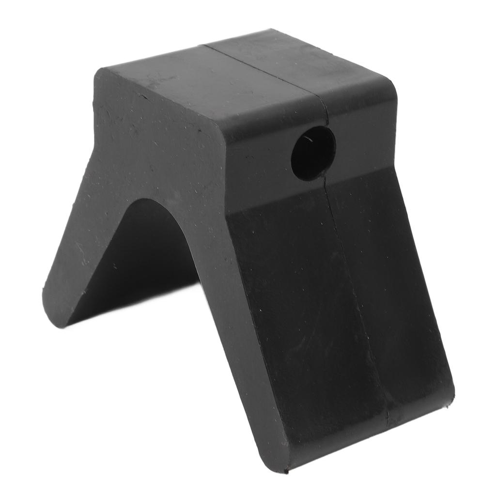 2-дюймовый упор для носа лодочного прицепа, V-образный, резиновый, обеспечивает надежную фиксацию вашей лодки на прицепе, черный