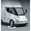 1/24 Scale Tesla Semi Truck Trailer Metal Alloy Diecast Truck Trailer Model Sound & Light Collection Car Model Toy Gift with Boys C325