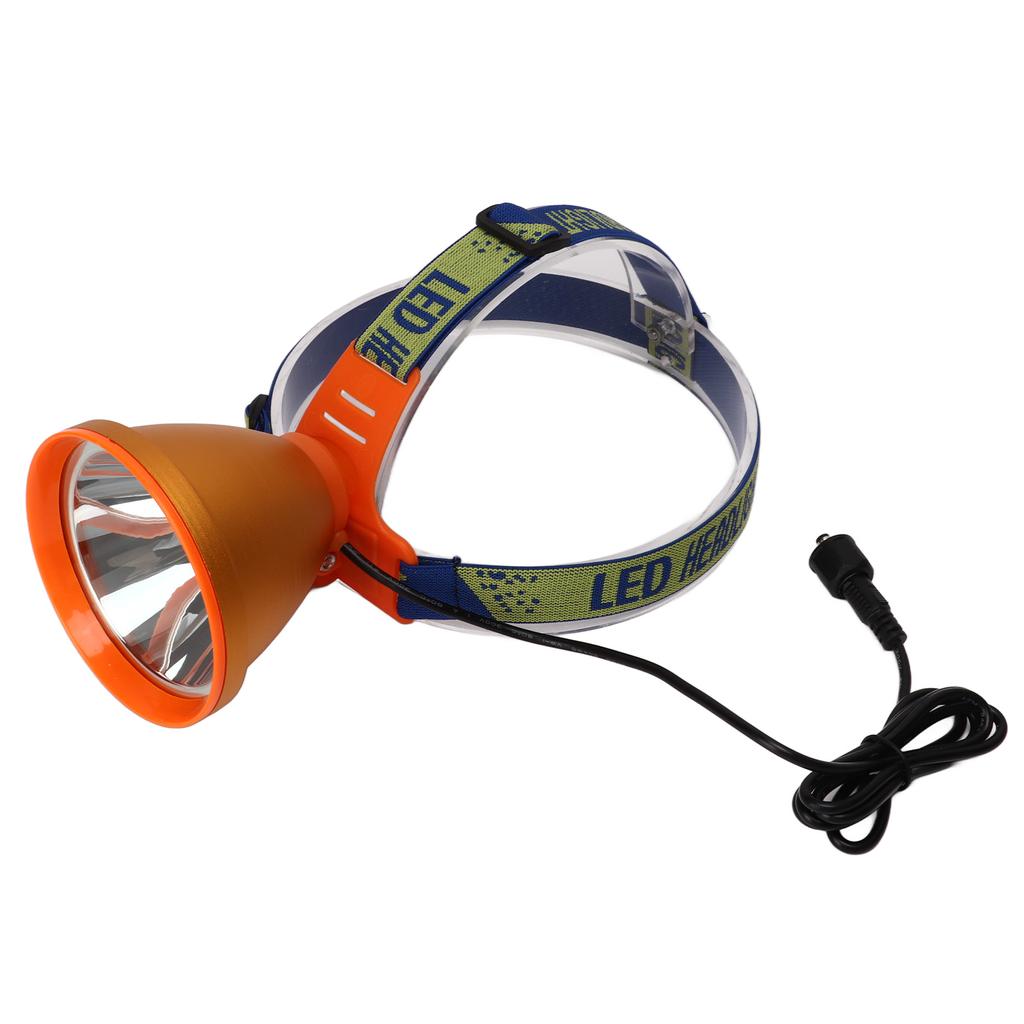 Miner Headlight Super Bright Adjustable Angle LED Headlamp with 6400mAh Lithium Battery