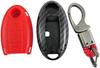 Carbon Fiber Smart Key for NV350 Caravan E26 KS4E 26 NV 350 Wagon Case, Red, (Wagon) [KEY-CASE-024] KS2E26, KS4E26, KS2E, NV350, V350,