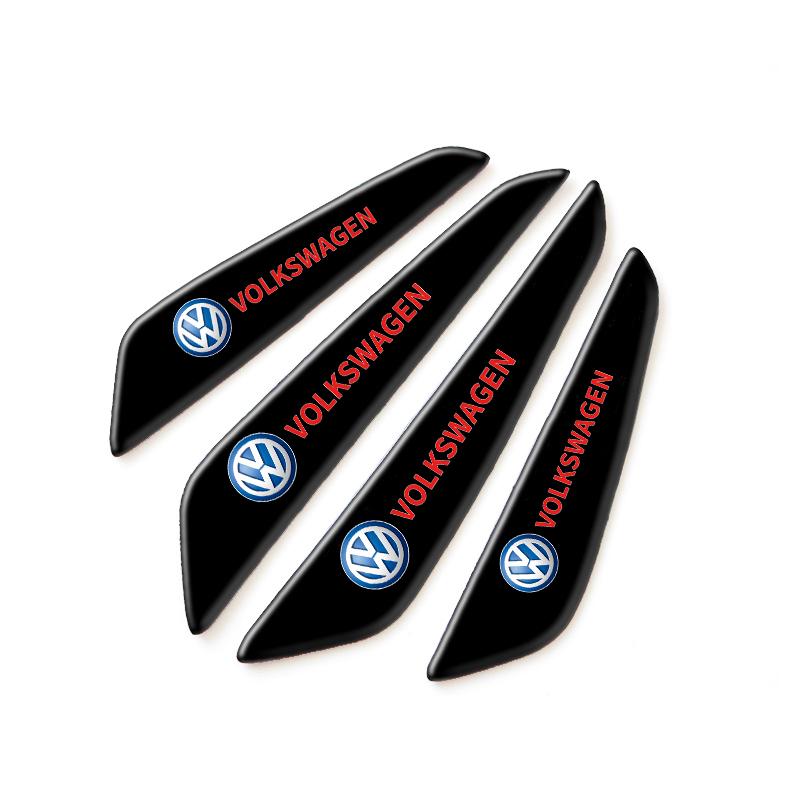 VW Styling Mouldings Car Stickers Door Edge Guards Trim Molding Protection Strip Scratch Protector For Volkswagen VW GOLF POLO PASS