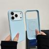 Магнитный Чехол из Жидкого Силикона Для Для Iphone17 16 15Plus 13 14 12 17 Pro Max Для Большого Отверстия Под Камеру Ударопрочный Защитный